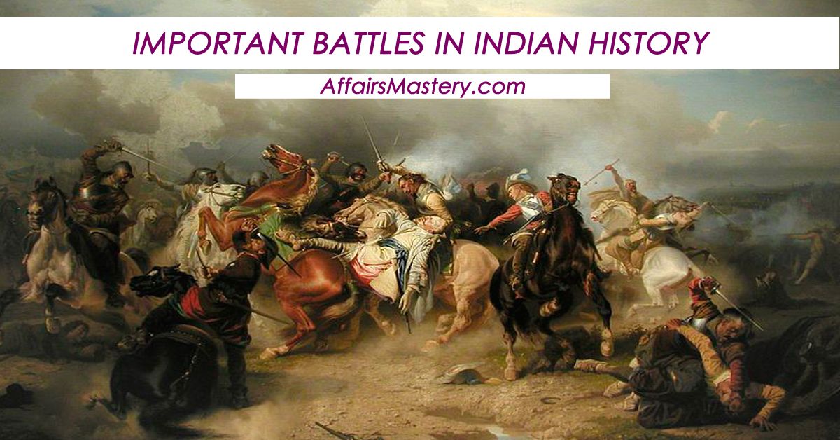 important battles in Indian history