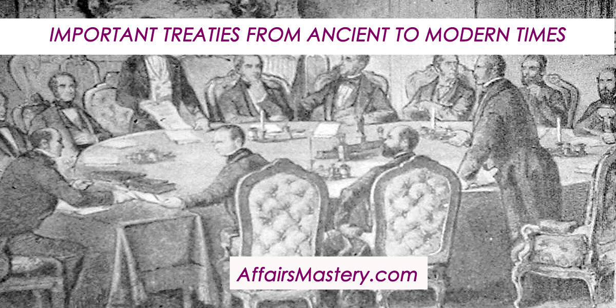 important treaties in indian history