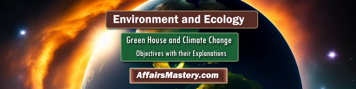 Green house and Climate change MCQs