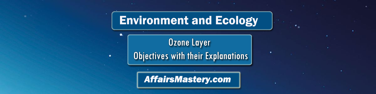 Important Ozone Layer MCQ