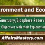 Sanctuary and Biosphere reserve mcq